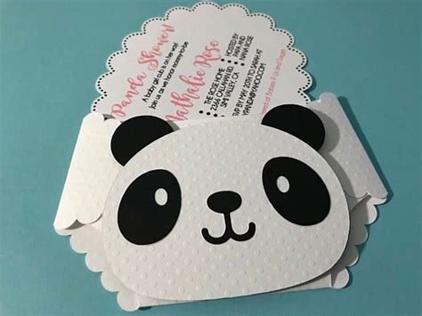 Pin By Rossi Jaquez On Baby Dante Panda Baby Shower Invitations