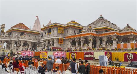 Ram Mandir ‘pran Pratishtha Ceremony Concludes Check Out Visuals From