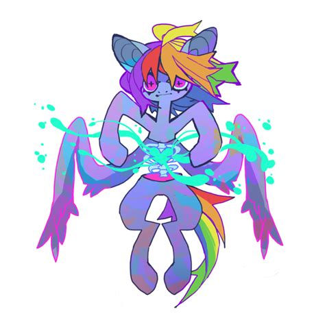 Grotesque Semi Grimdark Artist Cutesykill Rainbow Dash