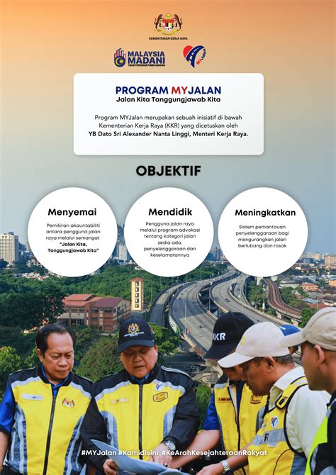 Objektif Myjalan Kementerian Kerja Raya