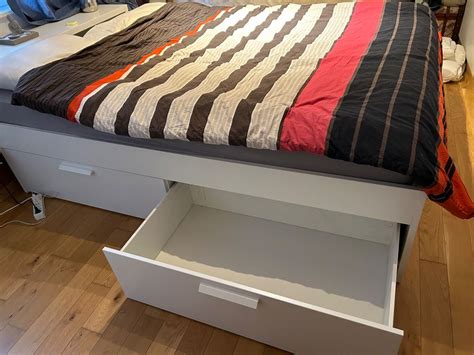 Ikea Brimnes Bettgestell Mit Schubladen 160x200cm Kaufen Auf Ricardo