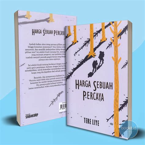 Jual Buku Harga Sebuah Percaya By Tere Liye Shopee Indonesia