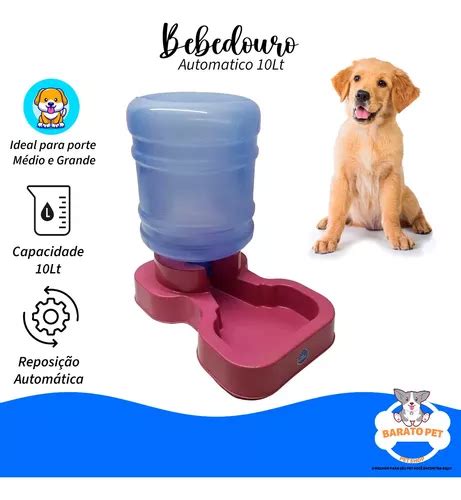 Bebedouro Automático Para Pet Cachorro Cães 10 Litros Galão MercadoLivre