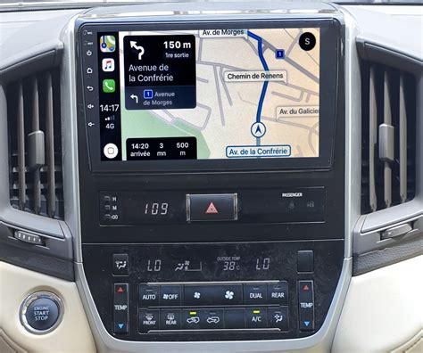 Autoradio Tactile Gps Android Et Carplay Toyota Land Cruiser