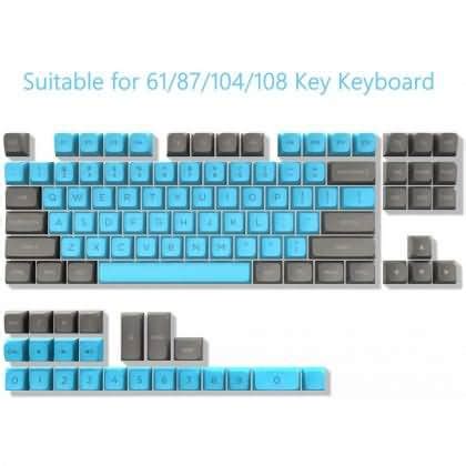 Womier Custom Keycaps With Key Puller Keys Double Shot Blue Xvx