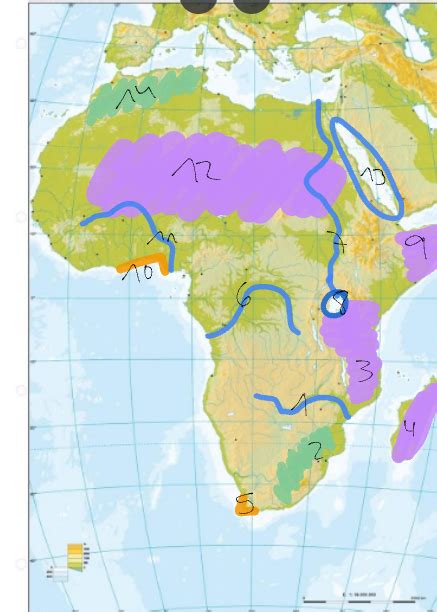 Juegos De Geografía Juego De Mapa De África 14 Elementos Cerebriti