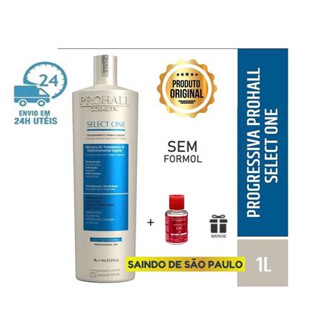 prohall select one 1L 300ml progressiva orgânica 100 ORIGINAL