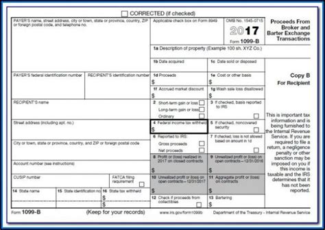 1099 Misc Form Printable Irs