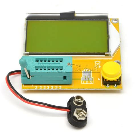 LCR T4 LCR T5 ATmega328 Digital Transistor Tester 12864 LCD Capacity