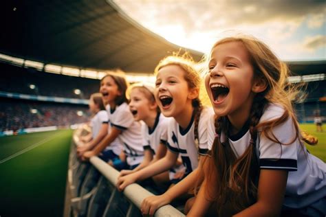 Cheering cheerful laughing football. | Premium Photo - rawpixel