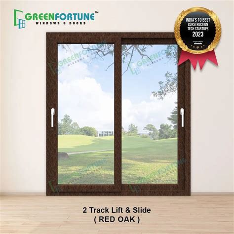 Upvc Lift And Slide Door Red Oak For Home Interior At Best Price In