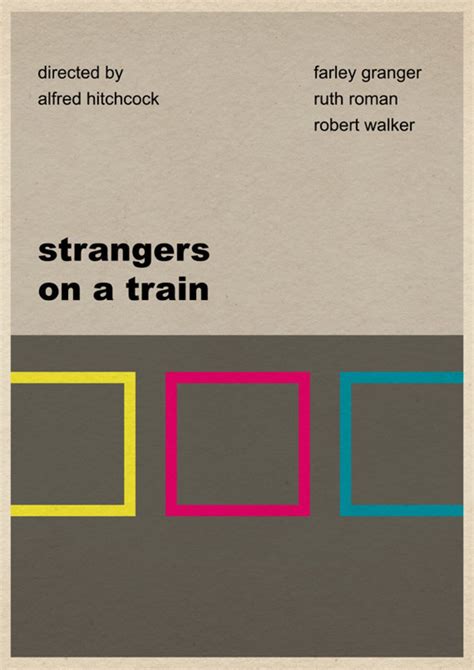 Strangers on a Train 16x12 Movie Poster Print - Etsy