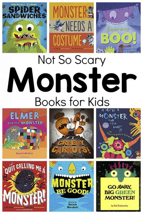 Not So Scary Monster Books for Kids - Preschool Inspirations