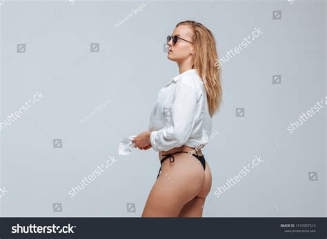 Beautiful Sexy Girl Black Bikini White Stock Photo 1510957514 Shutterstock