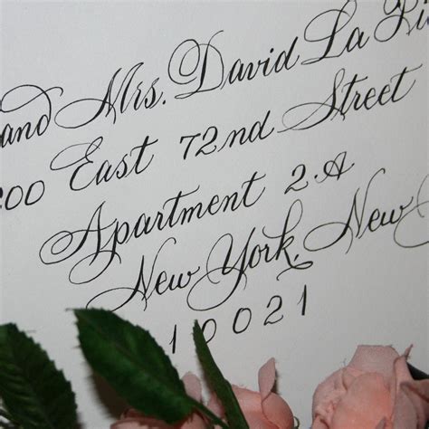 Calligraphy Wedding Envelope Addressing Splendid Script By Etsy