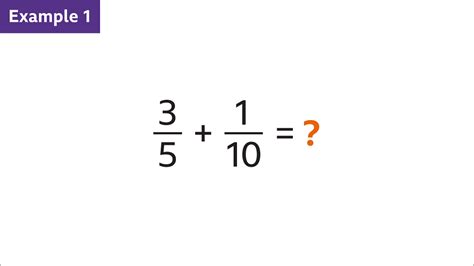 Learn How To Add Fractions KS3 Maths BBC Bitesize BBC Bitesize