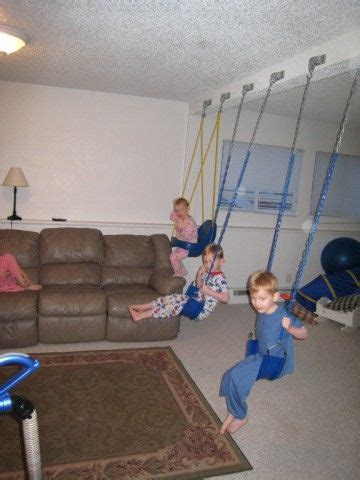 Indoor Swing Set | Indoor swing, Indoor swing set, Kids