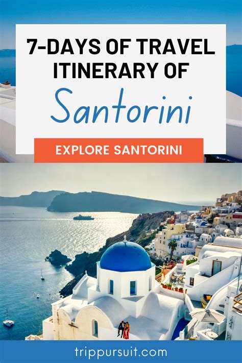 Days Of Travel Itinerary Of Santorini Explore Santorini Santorini