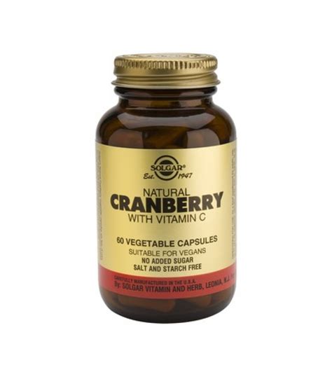 Solgar Cranberry Extract With Vitamin C Caps