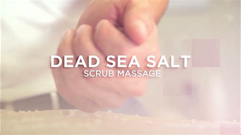 Dead Sea Salt Scrub Massage Youtube