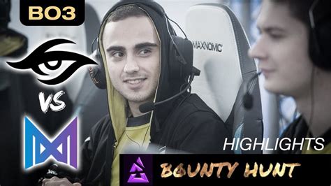 Secret Vs Nigma Bo Highlights Blast Bounty Hunt Youtube