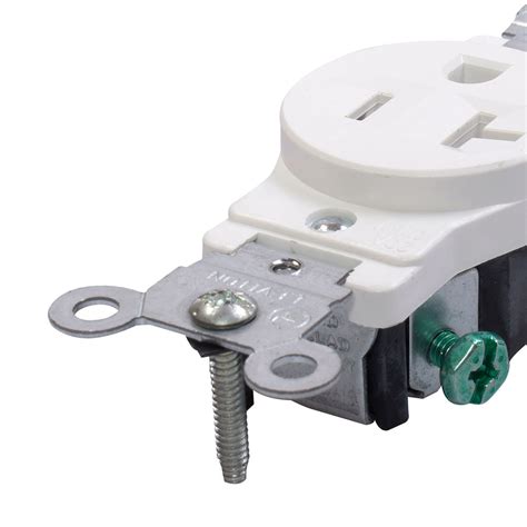 Contacto Sencillo Amperes V Blanco Leviton The Home Depot