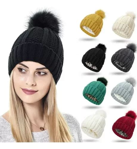 Kit 4 Touca De Lã Forrada Unissex Toca Gorro Toucas Frio Frete grátis