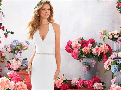 Trajes De Novia Con Cuello Halter ¡divinos Vestidos Nupciales Que