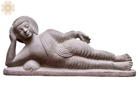 Reclining Buddha Mahaparinirvana Buddha Statue Exotic India Art