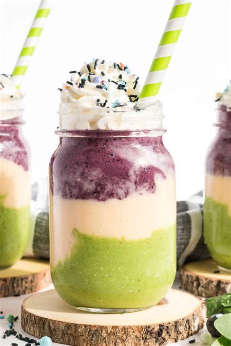 Layered Fruit Smoothie Tastes Of Homemade