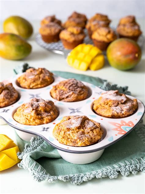 Amazingly Delicious Tropical Cinnamon Mango Muffins Pineapple And Coconut