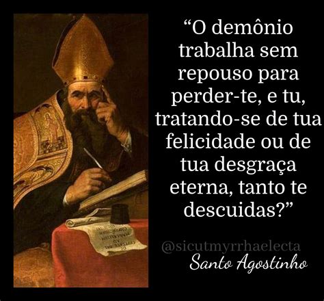 Santo Agostinho Frases inspiracionais Citações católicas Frases