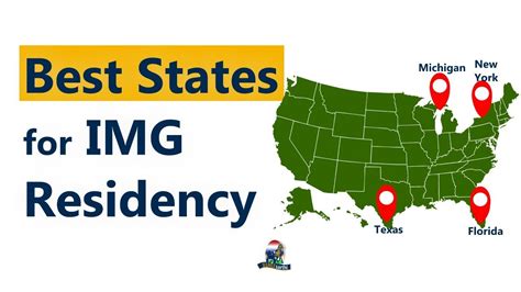 Best States For International Medical Graduates Img Residency Youtube