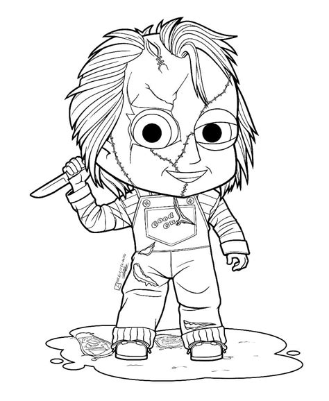 Desenhos De Pequeno Chucky Para Colorir E Imprimir ColorirOnline