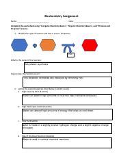 Biochemistry Pdf Biochemistry Assignment Name Date Complete This