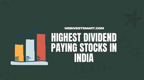 Top 50 Highest Dividend Paying Stocks List In India 2025