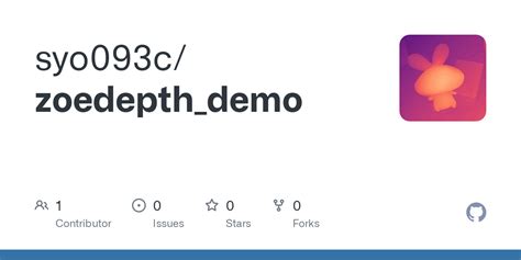 Github Syo093c Zoedepth Demo