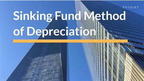 Sinking Fund Method Depreciation Accounting Simplified YouTube