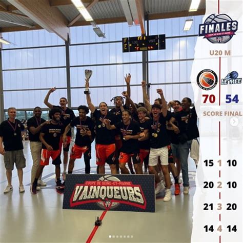 Finales De La Coupe De Seine Et Marne Basket