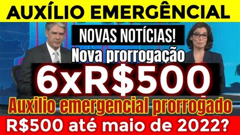 Aux Lio Emerg Ncial Ser Prorrogado Em Valor De R Plano