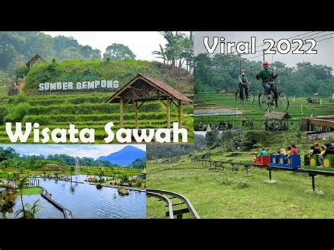 Wisata Sawah Sumber Gempong Ketapanrame Trawas Mojokerto YouTube