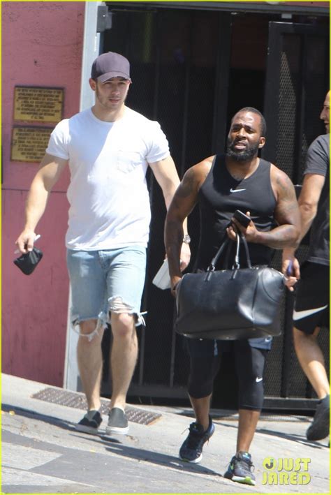 Nick Jonas Shows Off His Massive Biceps After The Gym Photo