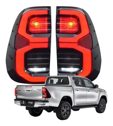 Calaveras Ahumadas Led Toyota Hilux