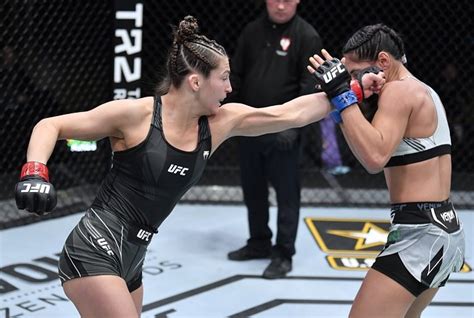 Ufc Vegas Results Montana De La Rosa Pummels Ariane Lipski In Tko Win