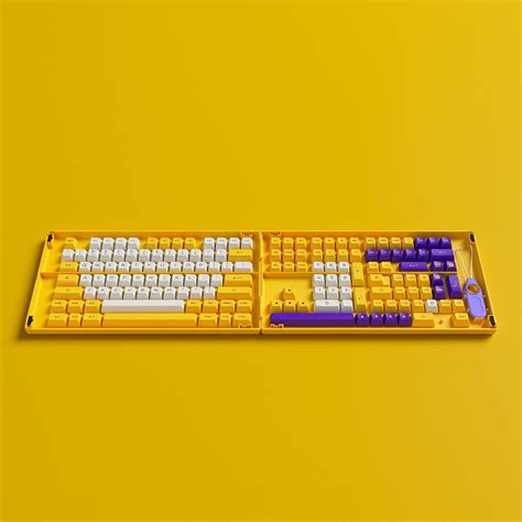 Akko Keycap Los Angeles Asa Profile Pbt Double Shot Keys Full