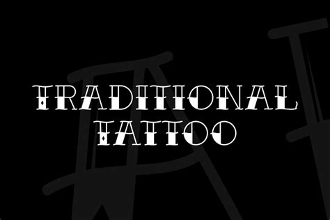 Traditional Tattoo Font · 1001 Fonts