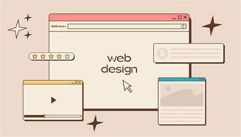 Desain Ui Web Ux Spanduk Konsep Desain Web Dalam Gaya Retro Studio