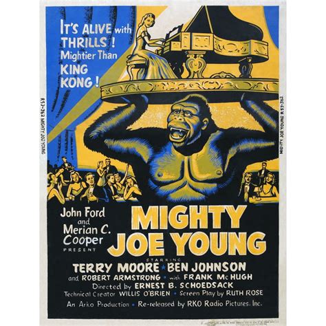 Mighty Joe Young Us Poster From Top: Terry Moore Mighty Joe Young 1949 ...