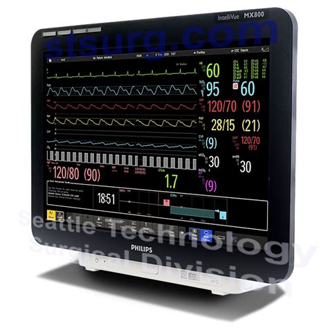 Philips IntelliVue MX800 Multiparameter Monitor - Seattle Technology ...