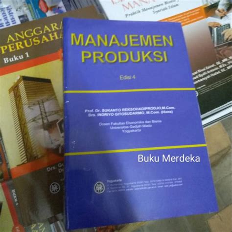 Jual Buku Manajemen Produksi Sukanto Reksohadiprodjo Shopee Indonesia